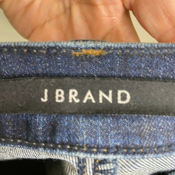J Brand W 811 Mid Rise Step Hem in Mesmeric Skinny Jeans Sz 27 - Picture 8 of 9